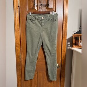 Old Navy, mid-rise 12 regular Sage Jeggings